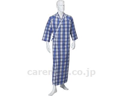 ニットキルト紳士合わせロング（マジック付）/No.45Mブルー(cm-202147)【販売単位:1】