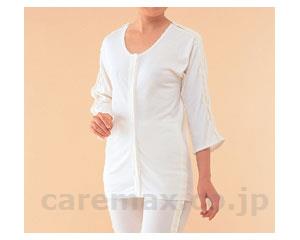 婦人用前開き両肩腕開7分袖/No.53M(cm-202160)【販売単位:1】