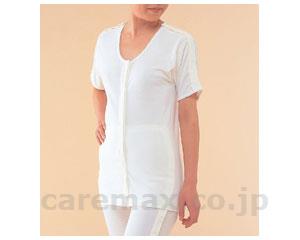 婦人用前開き両肩腕開き5分袖/No.54M(cm-202163)【販売単位:1】