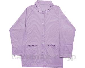 婦人楽らくパジャマ上着単品/No.95Sパープル(cm-202297)【販売単位:1】