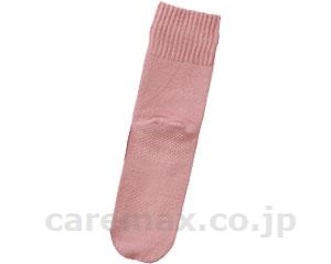 ゴム無しすべり止めソックス婦人（毛混）/3333Hピンク(cm-202450)【販売単位:1】