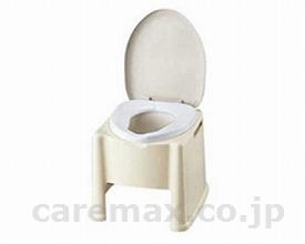 【※法人・施設限定・送料別途】安寿ポータブルトイレ楽立AS/533-130(cm-209526)【販売単位:1】