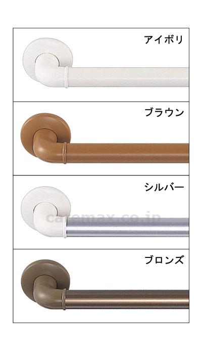 どこでも手すりL形600×600/BR-171シルバー(cm-216446)【販売単位:1】