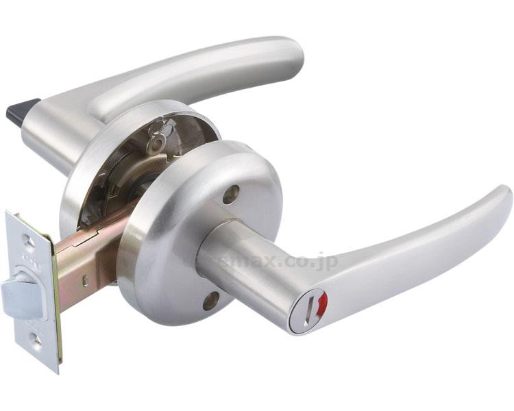 兼用取替レバー錠 トイレ錠（表示錠） / 012-6330 ニッケル EL100-4M-N-60(cm-221888)【販売単位:1】