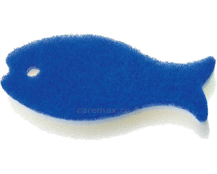 ポアソンキッチンおさかなスポンジ/K-170Bブルー(cm-223306)【販売単位:1】