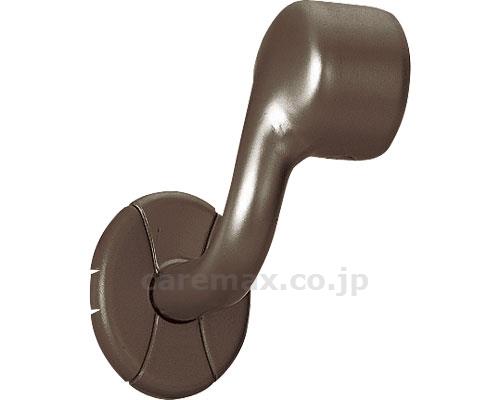 (R0770)φ32 横受エンドブラケット 左用 / 040-1360 ブラウン BE-10LB(cm-224934)【販売単位:1】