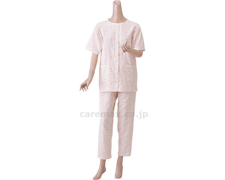 婦人楽らくガーゼパジャマ（上下・半袖）/No.900Lローズ(cm-225167)【販売単位:1】