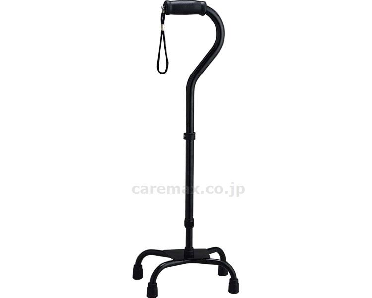 【※法人・施設限定・送料別途】4点杖ミドルベース/CMS-40M黒(cm-227386)【販売単位:1】