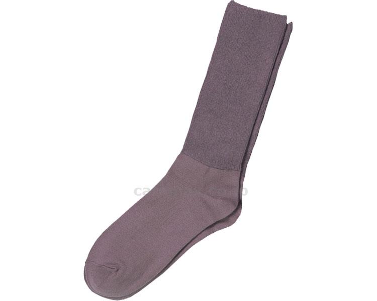 紳士ふくらはぎ楽らくすべり止めソックス/5957ダークグレー綿混(cm-235176)【販売単位:1】
