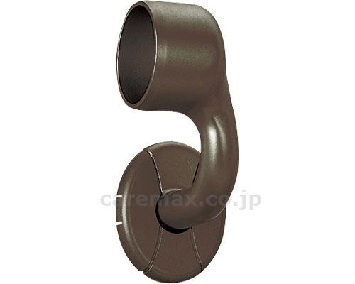 (R0769)φ35 横受エンドブラケット 右用 / 040-1055 ブラウン BD-10RB(cm-244285)【販売単位:1】