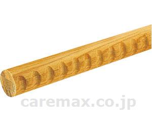 (R0754)φ35 アッシュ丸棒 ディンプル付 2m / 040-0925 クリア BD-122(cm-244384)【販売単位:1】