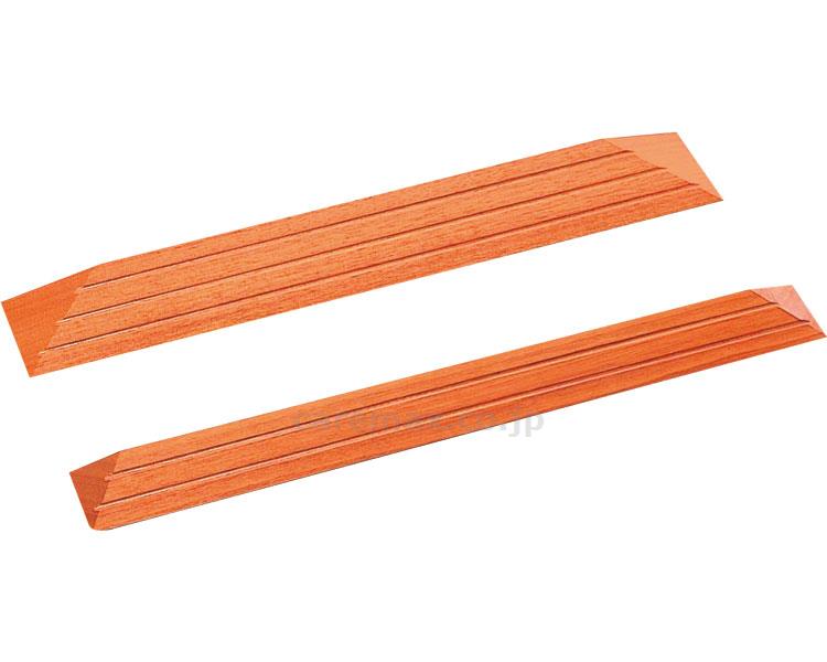 【※法人・施設限定・送料別途】(R0736)木製スロープ幅80×奥行11.5×高さ2.5cm/CDU-0125(cm-250967)【販売単位:1】