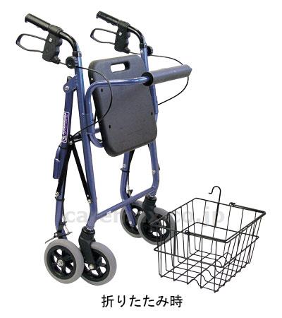 【※法人・施設限定・送料別途】四輪歩行車/KW20グリーン(cm-255613)【販売単位:1】