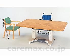ハイローテーブル折りたたみ式FTタイプ幅180cm/M12618/FT-1800M木目(cm-258722)【販売単位:1】