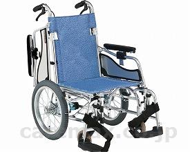 【※法人・施設限定・送料別途】エアリアル介助車いすMW-SL6B/座幅40cm前座高37cmE-2(cm-261376)【販売単位:1】