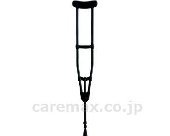 【※法人・施設限定・送料別途】アルミ松葉杖2本組/CMS-80M黒(cm-264456)【販売単位:1】
