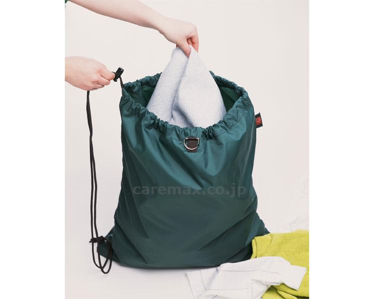 消臭ランドリーバッグL/9-2-4グリーン(cm-264888)【販売単位:1】