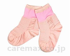 転倒予防靴下/ピンク21～22㎝(cm-265185)【販売単位:1】