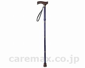 テイコブ折りたたみ式伸縮ステッキ/EOP02ドットネイビー(cm-267322)【販売単位:1】