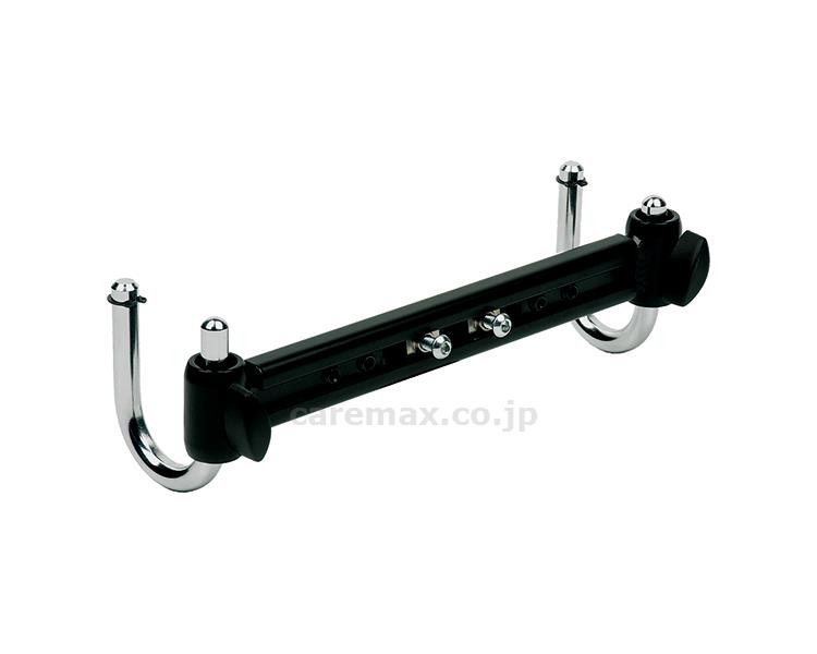 【※廃盤予定】車いす用マウンティングキット座幅18・42cm/476D52=SK030シルバー(cm-275181)【販売単位:1】