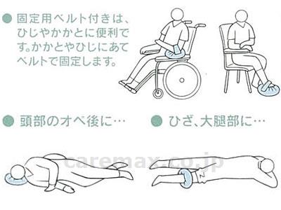 (P0294)通気ビーズパッド（ベルト付）/1612ブルーS(cm-275990)【販売単位:1】