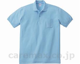 半袖ポロシャツポケット付/100-VPサックスL(cm-278328)【販売単位:1】