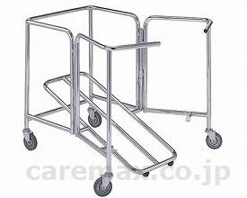 【※法人・施設限定・送料別途】開閉式リネン車アルコー109-A型/100308スチール製(cm-284960)【販売単位:1】