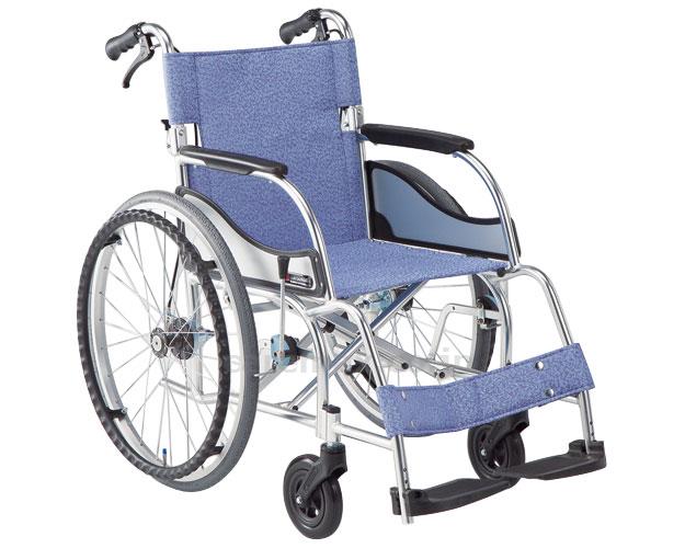 【※法人・施設限定・送料別途】エアリアル自走車いすMW-SL11B/座幅40cmE-2(cm-286369)【販売単位:1】