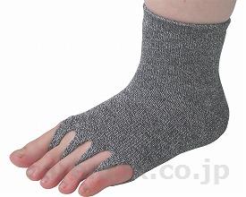 指ぬき健康ソックスゴム無し仕様L/グレー25～27cm(cm-287962)【販売単位:1】