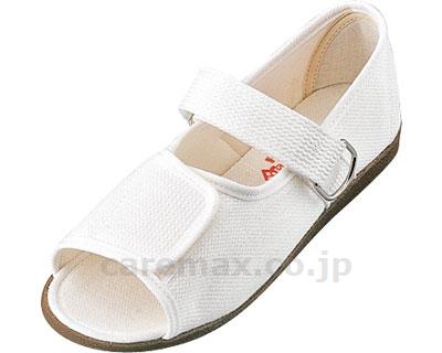 リハビリシューズW503片足婦人用/25.0cm白左足(cm-291164)【販売単位:1】