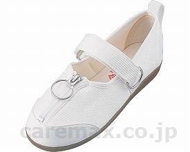 リハビリシューズW505片足婦人用/24.0cm白左足(cm-291508)【販売単位:1】