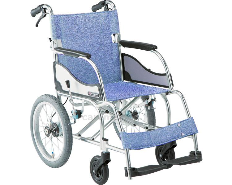 【※法人・施設限定・送料別途】エアリアル介助車いすMW-SL21B/座幅40cmE-2(cm-292401)【販売単位:1】
