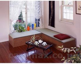 高床式ユニット畳「望」へりなし/T3P2041LBR40×120cm(cm-295074)【販売単位:1】