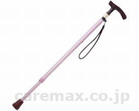 伸縮アルミステッキN70/ピンク(cm-295164)【販売単位:1】