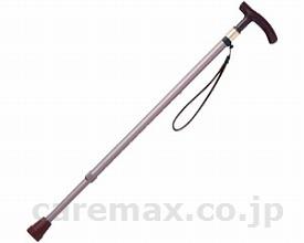 伸縮アルミステッキN70/ブラウン(cm-295166)【販売単位:1】