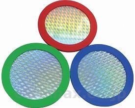 キラキラホログラム3個組/赤、青、緑各1(cm-295403)【販売単位:1】