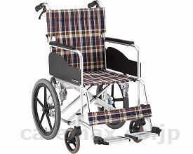【※法人・施設限定・送料別途】アルミ介助車いすAR-371高床/座幅42cmS-1(cm-298331)【販売単位:1】