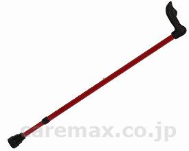 【※法人・施設限定・送料別途】ドイツ製アルミリハビリ杖右手用/FG-1Rメタリックレッド(cm-299221)【販売単位:1】