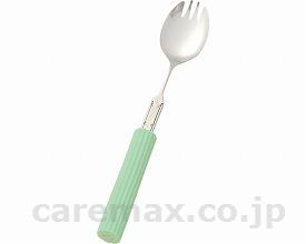 曲げ曲げハンドル・シリコンスポンジ付/R-21/SS-18スプーン・フォーク兼用大(cm-299683)【販売単位:1】
