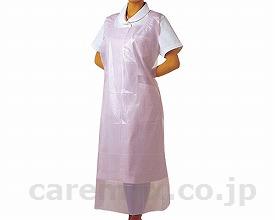 【※法人・施設限定・送料別途】ビニールエプロンP/076352ピンク100枚(cm-301305)【販売単位:6】