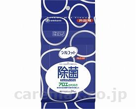 【※法人・施設限定・送料別途】シルコット除菌WTアルコールタイプアロエ外出/4760224枚(cm-301938)【販売単位:24】
