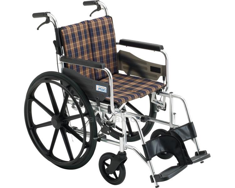 【※法人・施設限定・送料別途】【※受注生産】アルミ自走いすKJP-2H/座幅45cm♯54(cm-306843)【販売単位:1】