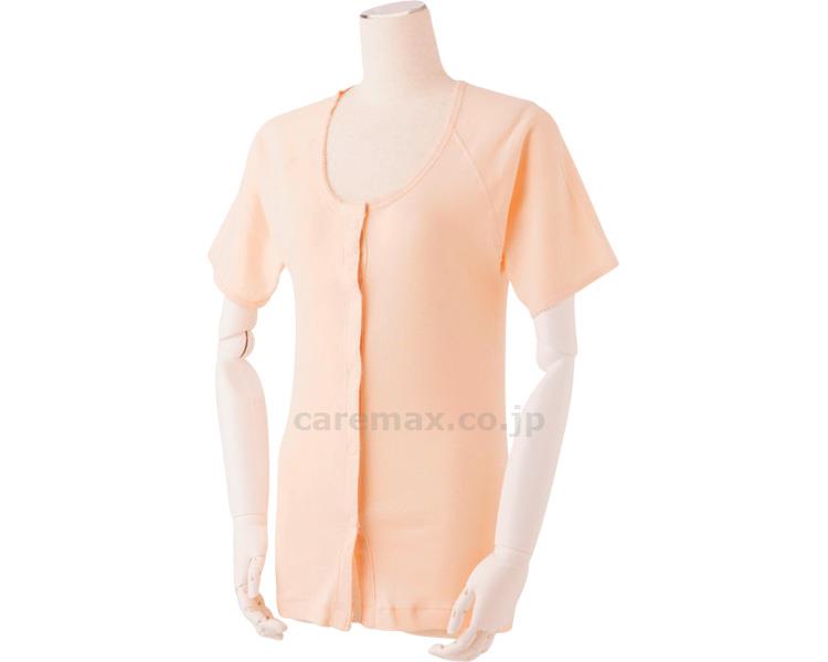 (U0460)ワンタッチ式肌着半袖婦人用/F-M-W1ピンクLL(cm-311267)【販売単位:1】