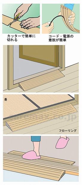 段差モール0.8m/SSM-9025BNブラウン(cm-311919)【販売単位:1】