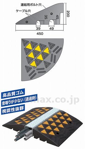 ラバー段差フリー20cmサイド部/RDF-2045SN(cm-311984)【販売単位:1】
