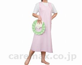 入浴介助エプロンかぶりタイプ/6011ピンクM(cm-315465)【販売単位:1】