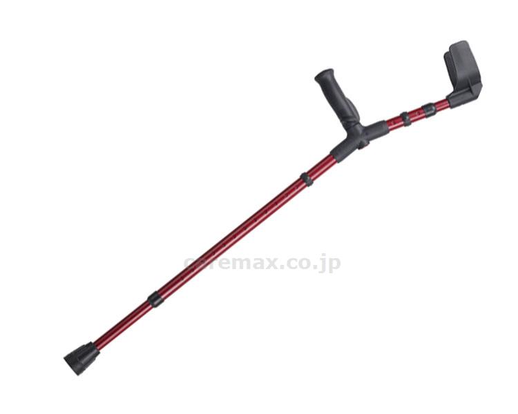 【※法人・施設限定・送料別途】オールニーズクラッチU型/右手用レッド(cm-315885)【販売単位:1】