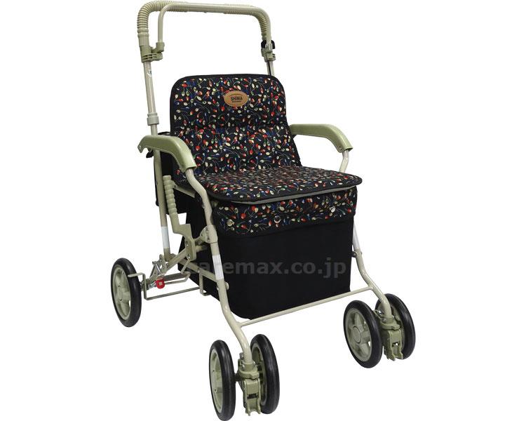【※法人・施設限定・送料別途】(W1893)マーチS/小花BK(cm-316318)【販売単位:1】