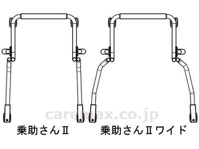 【※大型商品・送料別途】(B0581)らくらく移乗車いす乗助さんⅡ標準/TNB-F(cm-318417)【販売単位:1】
