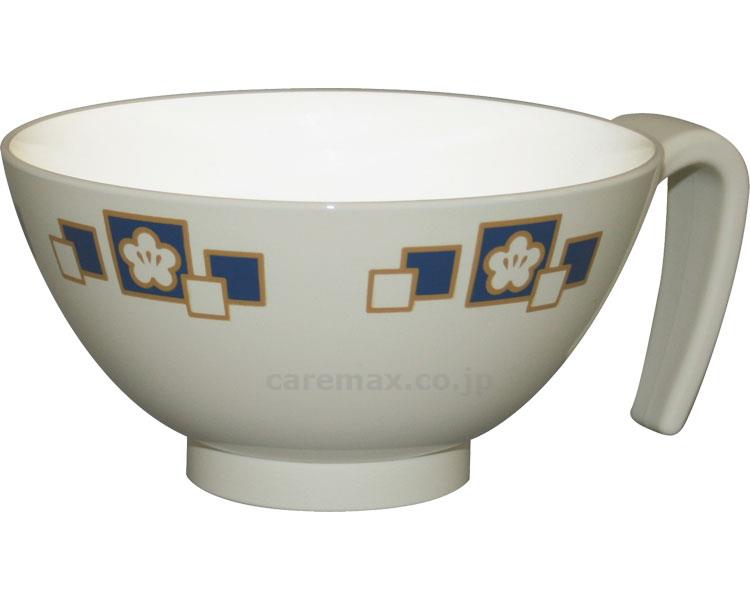 【※法人・施設限定・送料別途】取っ手付飯碗/HS-N43梅花青(cm-318518)【販売単位:1】